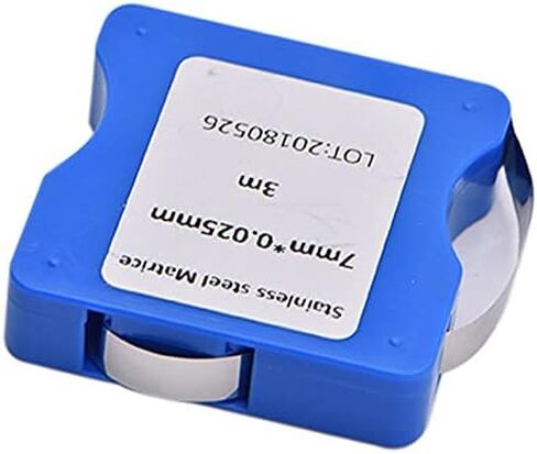 Dental 3 Meter Stainless Steel Matrice Bands 5mm/6mm/7mm Width 0.025mm Thichness, Good Elastic Steel Matrix Strips Roll Dental Matrix (5mm) in Kuwait