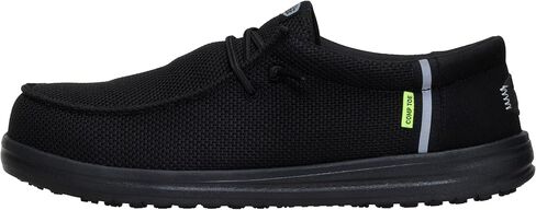 Heydude Wally Work Ct Black/Black 12 ، أحذية الرجال ، متسكعون ، مريحون وخفيفون الوزن in Kuwait