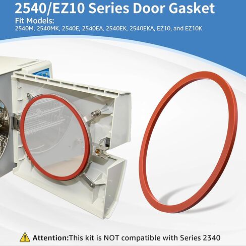 2540 EZ10 Door Gasket for Tuttnauer 2540 Series Gasket 2540M, 2540MK, 2540E, 2540EA, 2540EK, EZ10K 2540m Door Seal Replacement Part #02610023 in Kuwait