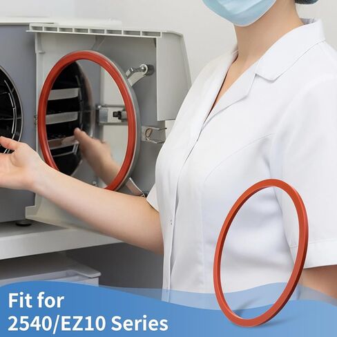 2540 EZ10 Door Gasket for Tuttnauer 2540 Series Gasket 2540M, 2540MK, 2540E, 2540EA, 2540EK, EZ10K 2540m Door Seal Replacement Part #02610023 in Kuwait