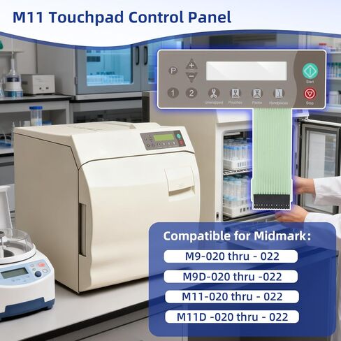 Timsenkoo M11 Touchpad Control Panel 015-1551-00 for Midmark M9 M11 020-030 Steam Replacement in Kuwait
