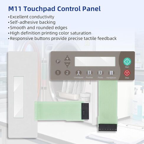 Timsenkoo M11 Touchpad Control Panel 015-1551-00 for Midmark M9 M11 020-030 Steam Replacement in Kuwait