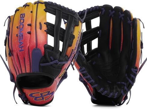 Boombah Softball Fielding Glove B4 H Web - Aurora Print - Multiple Colors & Sizes in Saudi Arabia