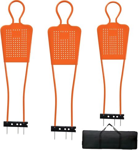 Soccer Mannequin for Training - 3 Pcs 65 Inch Soccer Dummies，Durable PVC Soccer Mannequins with Carry Bag, Soccer Free Kick Wall (Fluorescent Green) in Kuwait