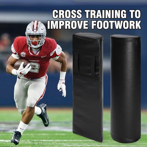 Heavy Tackling Dummies 2-Piece for Football with Handles, Soccer Equipment-Waterproof PVC Football Step Over Dummy, for Footwork Drills Sports Training,Training Equipment. in Saudi Arabia