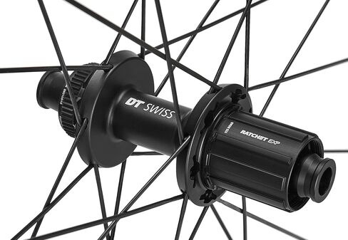 DT Swiss ERC 1400 DiCut 35 Rear Wheel 700c, 1 x142mm/QR x 135mm,6Bolt/CenterLock, Black (2140027321) in Saudi Arabia