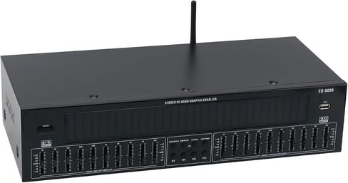EQ8000 31-Band Digital Audio Processor with LED Spectrum Display, Optical & Coaxial Decoder, USB Playback, Multi-Input Sound Equalizer for Pro & Home Audio in Kuwait