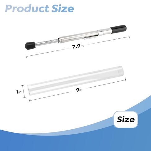 HMC035 مقياس ضغط الباب من 0 إلى 35 رطلاً لأداة اختبار الباب لمتطلبات ADA، مقياس ضغط الباب بالدفع والسحب مع أنبوب واقي بلاستيكي in Kuwait