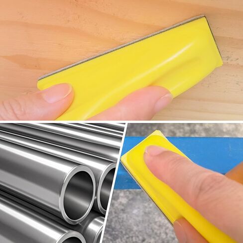 5 Grits 1'' x 20' Sandpaper Emery Cloth Roll - 150 240 320 400 600 Grit, Advanced Aluminum Oxide Abrasive Hand Sanding Paper Roll with Dispenser for DIY Crafts Wood Furniture Metal Automotive in Saudi Arabia