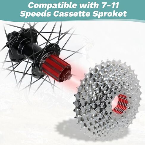 WEEROCK 700C Bike Wheelset, Front and Rear Wheel Set for 700 Road Bike, Gravel Bike, Aluminium Alloy Double Wall Rim, Compatible with Disc Brake and Rim Brake, Suits for 7-11 Speeds Cassette Sproket in Saudi Arabia