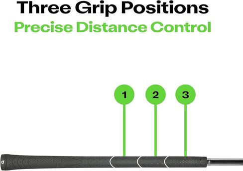 Q Gen 2 Adjustable Golf Club (Steel Shaft) - Durable 2-Part Travel Shaft - 8 Settings from 4° Putter to 60° Lob Wedge - Men & Women in Kuwait