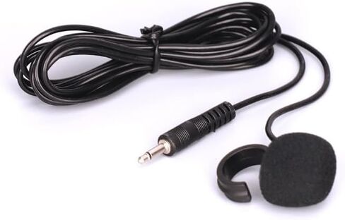 Harmonica Microphone 3.5mm Ring Clip Finger Holder Flute Microphone Wired Wind Instrument Mic for Blues Harmonica Mouth Organ C Flute Zelda Ocarina Soprano Recorder Portable Voice Amplifier in Saudi Arabia