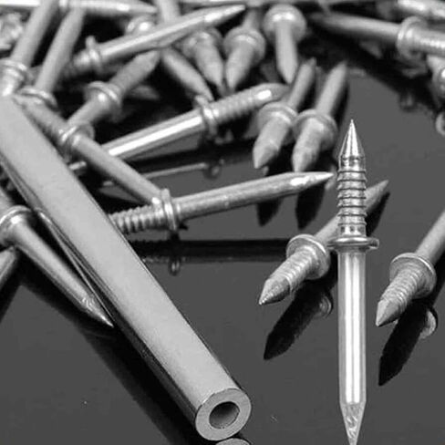 Zerodeko 100pcs Double Head Picture Hanging Nails Seamless Furniture Nails with Socket Tool for Wall Skirting Installation in Saudi Arabia