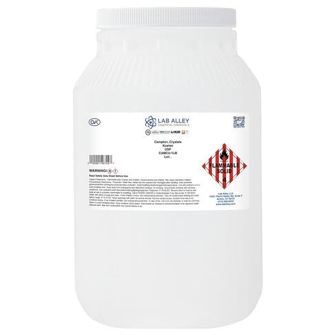 Lab Alley Camphor, Crystals, USP Grade, Kosher Certified - 1lb in Kuwait