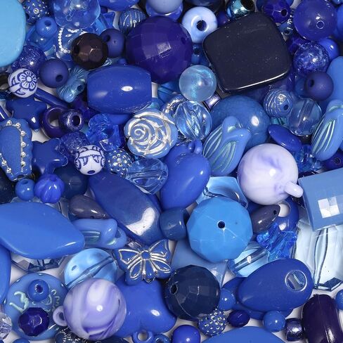 Songxi Flower Rose Beads for Bracelet Making Kit Glass Beads for Jewelry Making Earrings Necklace Bead Curtain Acrylic Arts and Crafts DIY Retirement Gift for Woman Loose 0.4 Pound in Kuwait