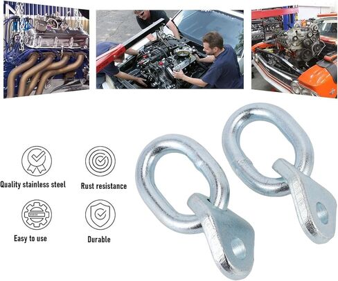 Engine Lifting Bracket, 5500LB Capacity Stainless Steel Engine Lift Bracket Kit with Angled Design, Acceptable 1/2in, for Hoist Leveler and Lifting Rigging in Saudi Arabia