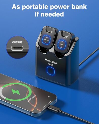 Wireless Guitar System 5.8GHz with 2000mAh Charging Case, 6 Channels, 30H Work Time, 24Bit Hi-Res Audio, Wireless Bass Transmitter Receiver for Electric Guitar Bass & Instruments in Kuwait