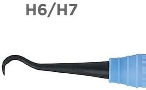 Dental Autoclavable Carbon Reinforced Resin Scaler with Silicone Grips, Dual Side Color Code Implant Scaler (H6/H7) in Saudi Arabia