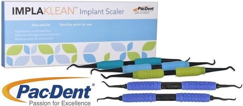 Dental Autoclavable Carbon Reinforced Resin Scaler with Silicone Grips, Dual Side Color Code Implant Scaler (H6/H7) in Saudi Arabia
