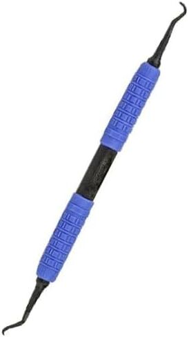 Dental Autoclavable Carbon Reinforced Resin Scaler with Silicone Grips, Dual Side Color Code Implant Scaler (H6/H7) in Kuwait