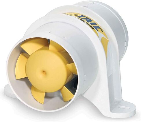 Shurflo by Pentair Yellowtail™ 3" Marine Blower - 12 VDC, 120 CFM in Saudi Arabia