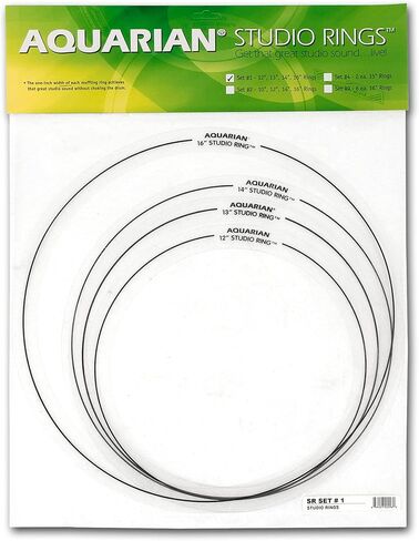 Aquarian Drumheads Drumhead Pack (SR SET#1),Clear in Kuwait