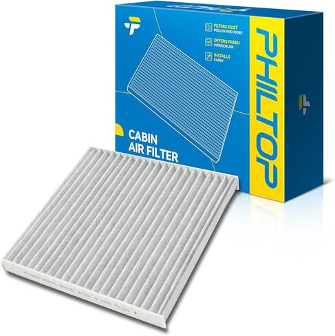 فلتر هواء كابينة PHILTOP، بديل لـ CF10549، Fit، BRZ، FR-S، 86، فلتر كابينة ممتاز مع فلتر كربون منشط، عبوة من قطعة واحدة in Kuwait