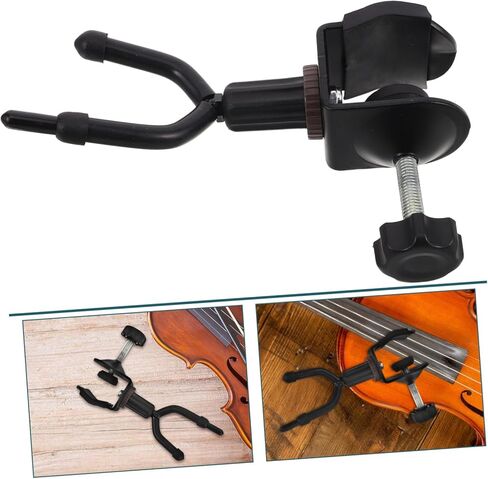 SUPVOX Violin Hanger Clip Rack for Music Stands Secure Violin Display Music Holder Versatile Violin Accessories for Practice Performance for Music Schools in Saudi Arabia