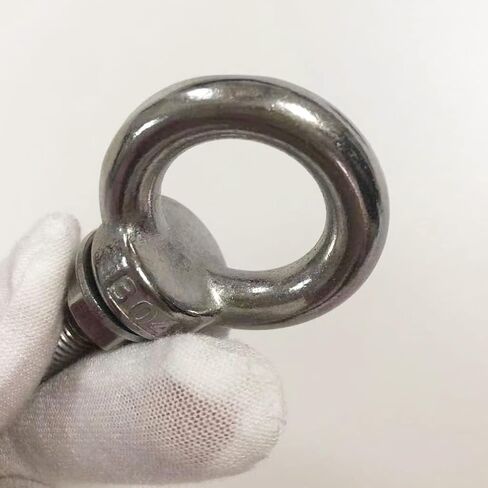 [304] مسامير بعروة من الفولاذ المقاوم للصدأ M8 مقاس 1.2 بوصة، 4 قطع، طول الخيط: 30 مم in Kuwait