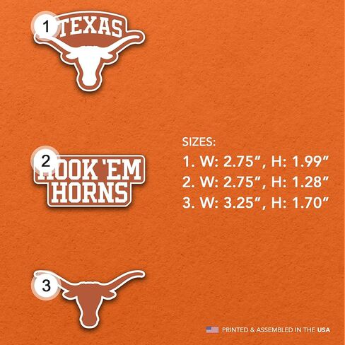 Desert Cactus University of Texas Austin Acrylic Magnet 3 Pack UT Austin Longhorns Decorative Design Officially Licensed (Magnet Set A) in Saudi Arabia