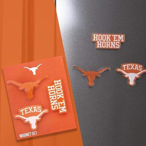 Desert Cactus University of Texas Austin Acrylic Magnet 3 Pack UT Austin Longhorns Decorative Design Officially Licensed (Magnet Set A) in Saudi Arabia