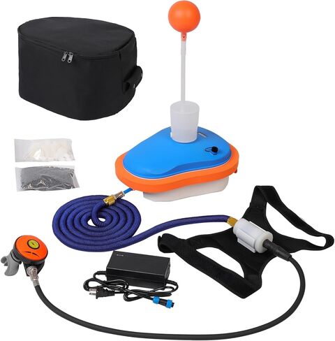 جهاز تهوية للغوص بالبطارية، نظام غوص سكوبا قابل لإعادة الشحن مع بطارية 8900 مللي أمبير في الساعة، نظام غوص بدون خزان معتمد من شركة الطيران مع خرطوم تنفس بطول 23 قدمًا ومنظم للغوص الترفيهي in Kuwait