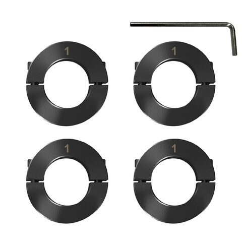 Shaft Collar Carbon Steel Material Double Split Set Screw Suitable for Machinery and Industrial Use (8, 3/4'') in Saudi Arabia