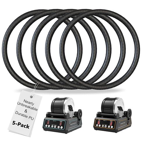 Rock Tumbler Replacement PU Belts for K1 & K1 Pro – Heavy-Duty Anti-Break Drive Belts, Durable Upgrade, 5 Pack (Not for Other Models) in Kuwait