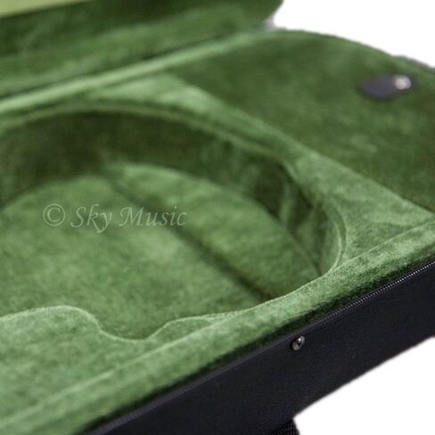 SKY Violin Oblong Case Lightweight with Hygrometer Black/Green in Saudi Arabia