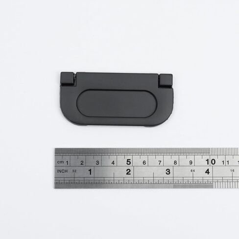 LC LICTOP 3 Inch Flush Pull Handles, Matte Black Recessed Furniture Handles with Screws, Hidden Cabinet Pull for Drawers, Sliding Doors & Wardrobes, 10Pcs in Saudi Arabia