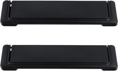 LC LICTOP 3 Inch Flush Pull Handles, Matte Black Recessed Furniture Handles with Screws, Hidden Cabinet Pull for Drawers, Sliding Doors & Wardrobes, 10Pcs in Saudi Arabia
