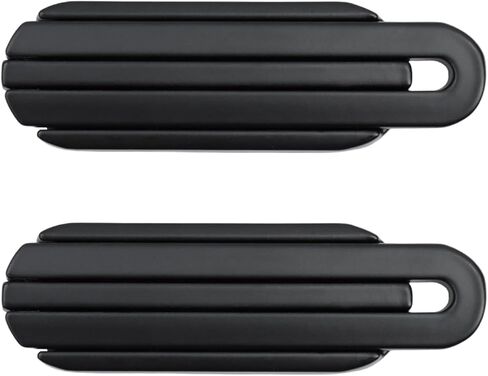 LC LICTOP 3 Inch Flush Pull Handles, Matte Black Recessed Furniture Handles with Screws, Hidden Cabinet Pull for Drawers, Sliding Doors & Wardrobes, 10Pcs in Saudi Arabia