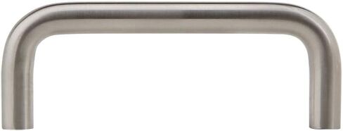 سيلفرلاين P5101/ P5102/ P5103 سلك صلب يسحب مقابض خزانة صغيرة جدًا لسحب درج الخزانة (25، نيكل ساتان، مراكز 3 بوصة (76 مم)) in Kuwait