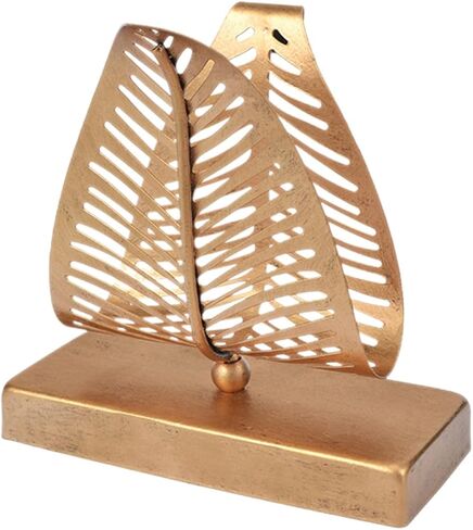 BESTYASH Vintage Metal Napkin Holder for Table, Decorative Iron Napkin Stand with Upright Design, Restaurant Paper Towel Dispenser for Dining Room and Cafe Use in Kuwait