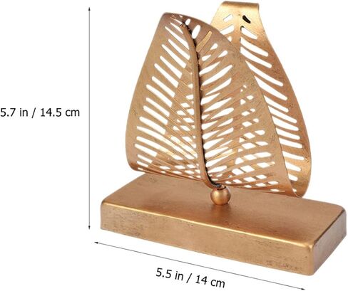 BESTYASH Vintage Metal Napkin Holder for Table, Decorative Iron Napkin Stand with Upright Design, Restaurant Paper Towel Dispenser for Dining Room and Cafe Use in Kuwait