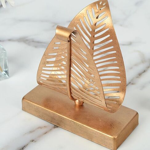 BESTYASH Vintage Metal Napkin Holder for Table, Decorative Iron Napkin Stand with Upright Design, Restaurant Paper Towel Dispenser for Dining Room and Cafe Use in Kuwait