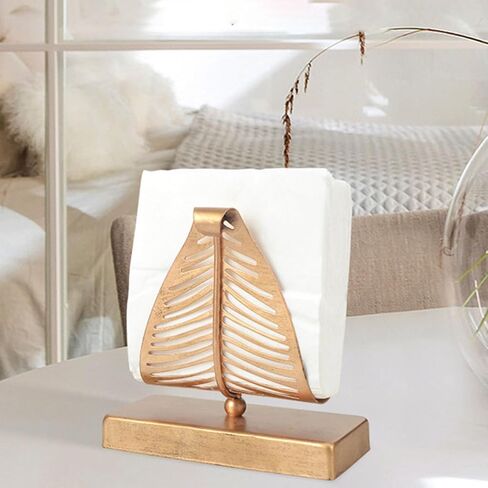 BESTYASH Vintage Metal Napkin Holder for Table, Decorative Iron Napkin Stand with Upright Design, Restaurant Paper Towel Dispenser for Dining Room and Cafe Use in Kuwait