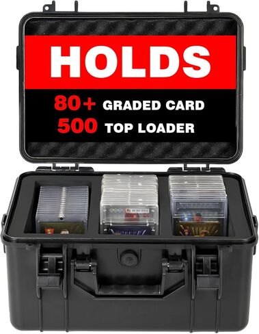 Graded Card Case - IP67 Waterproof Storage Box for 40+ PSA, CSG, BGS, SGC Graded Sports Trading Cards in Kuwait