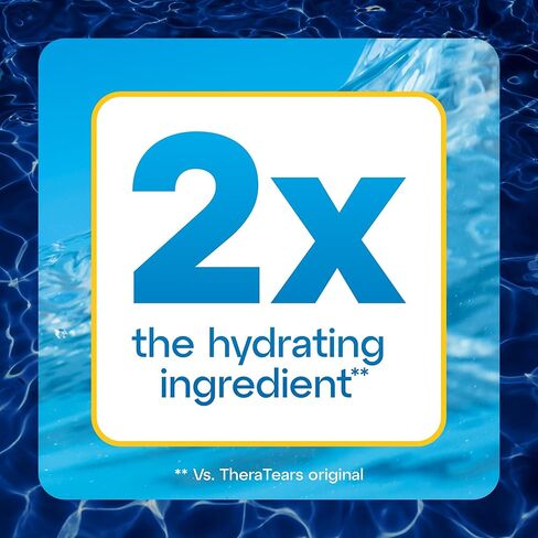 TheraTears Dry & Tired Preservative-Free Eye Drops for Dry Eye Relief and Daily Eye Care, 30 Single-Use Vials in Kuwait