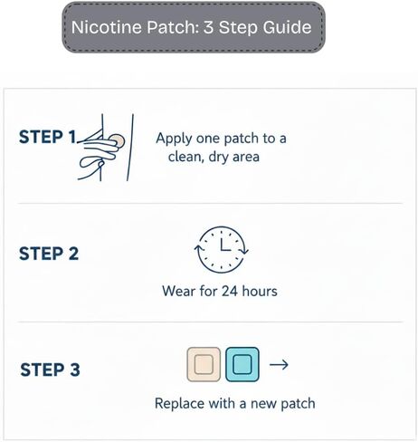 Nicotine Transdermal System Step 1 Stop Smoking Aid 21mg (2 Week kit) in Kuwait