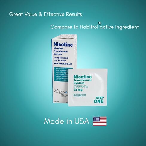 Nicotine Transdermal System Step 1 Stop Smoking Aid 21mg (2 Week kit) in Kuwait