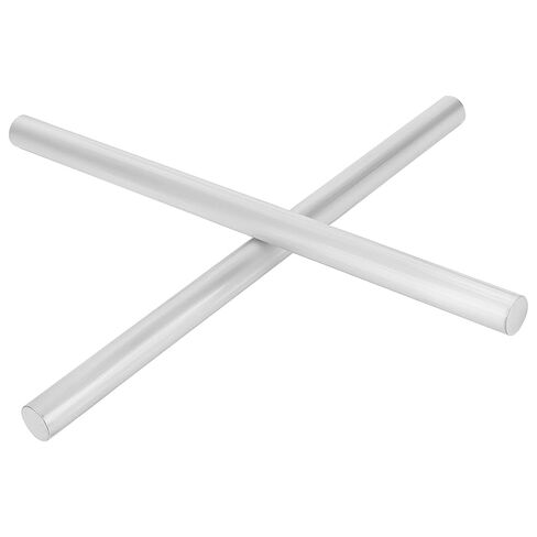 2 Pcs Aluminum Round Rod, 1 Inch Diameter, 17 inch Long, 6061 Aluminum Round Bar Stock for Industrial, DIY Craft in Kuwait