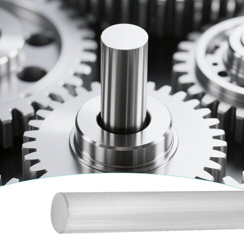 2 Pcs Aluminum Round Rod, 1 Inch Diameter, 17 inch Long, 6061 Aluminum Round Bar Stock for Industrial, DIY Craft in Kuwait