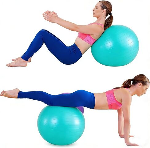 Peanut Ball - Exercise Ball Anti Burst Yoga Ball for Labor Birthing, Physical Therapy for Kids, Core Strength, Flexible Seating, Home & Gym Fintness, Sensory Chair Wiggle Seat for Boys and Girls in Kuwait